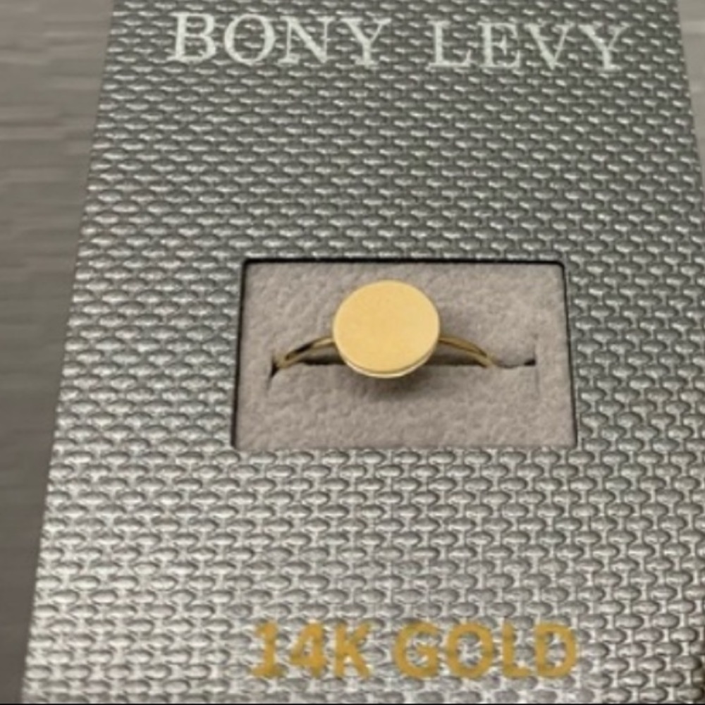 BONY LEVY 14K Yellow Gold Circle Ring - Picture 2 of 15